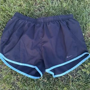 Nike Black and Blue‎ Athletic Shorts Lightweight Design